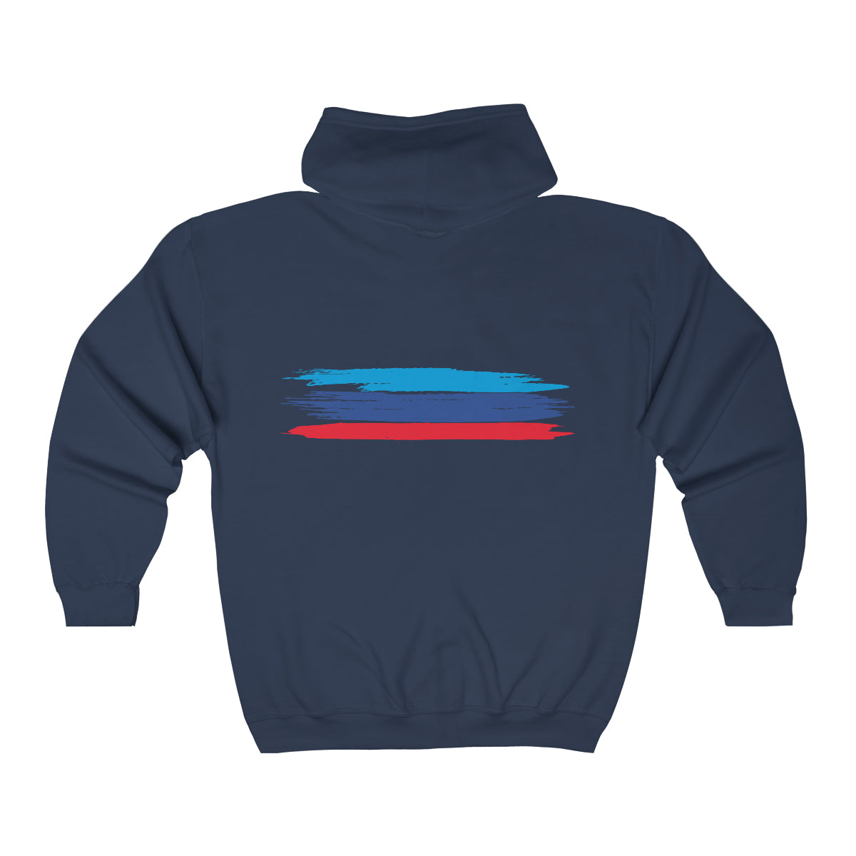 Bimmer M Paint Strokes Full Zip Hooded Sweatshirt