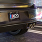 Powered By N20 Metal Vanity Plate